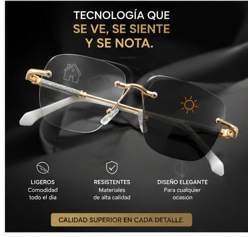 Lentes Sin Marco Fotocromaticos UV